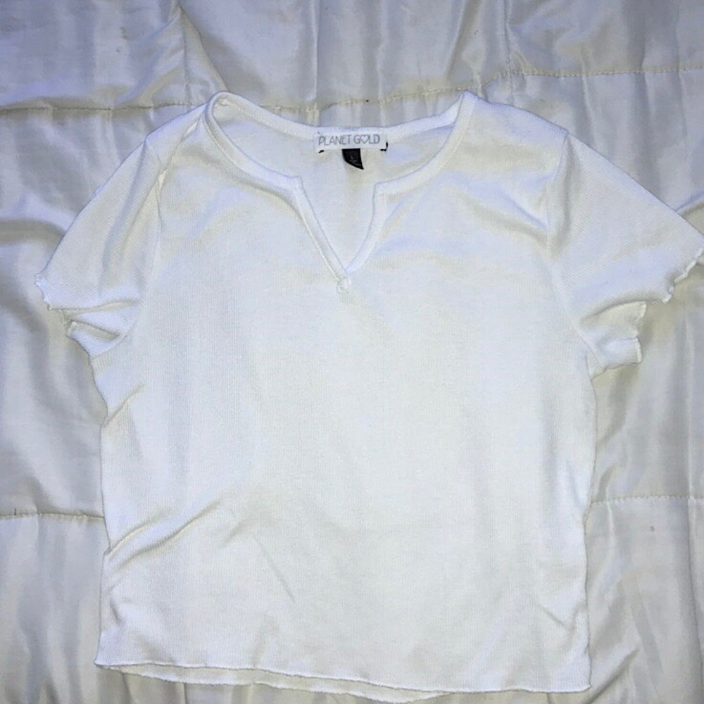 jcpenny white top size L